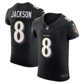NFL Lamar Jackson Baltimore Ravens Alternate Vapor F.U.S.E. Elite Jersey - Black
