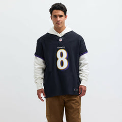 NFL Lamar Jackson Baltimore Ravens Alternate Vapor F.U.S.E. Elite Jersey - Black