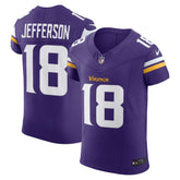NFL Justin Jefferson Minnesota Vikings Vapor F.U.S.E. Elite Jersey - Purple
