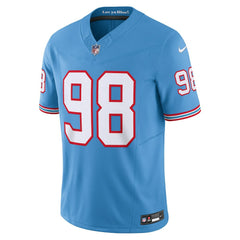 NFL Jeffery Simmons Tennessee Titans Vapor F.U.S.E. Limited Jersey - Light Blue