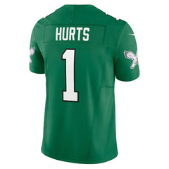 NFL Jalen Hurts Philadelphia Eagles Vapor F.U.S.E. Limited Jersey - Kelly Green