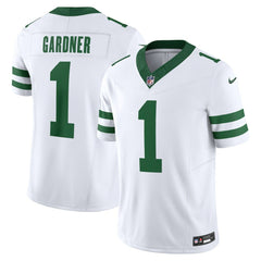 NFL Ahmad Sauce Gardner New York Jets Vapor F.U.S.E. Limited Jersey - Legacy White