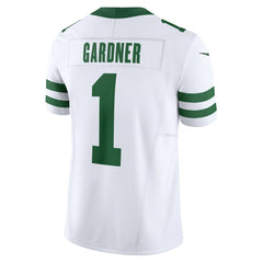 NFL Ahmad Sauce Gardner New York Jets Vapor F.U.S.E. Limited Jersey - Legacy White