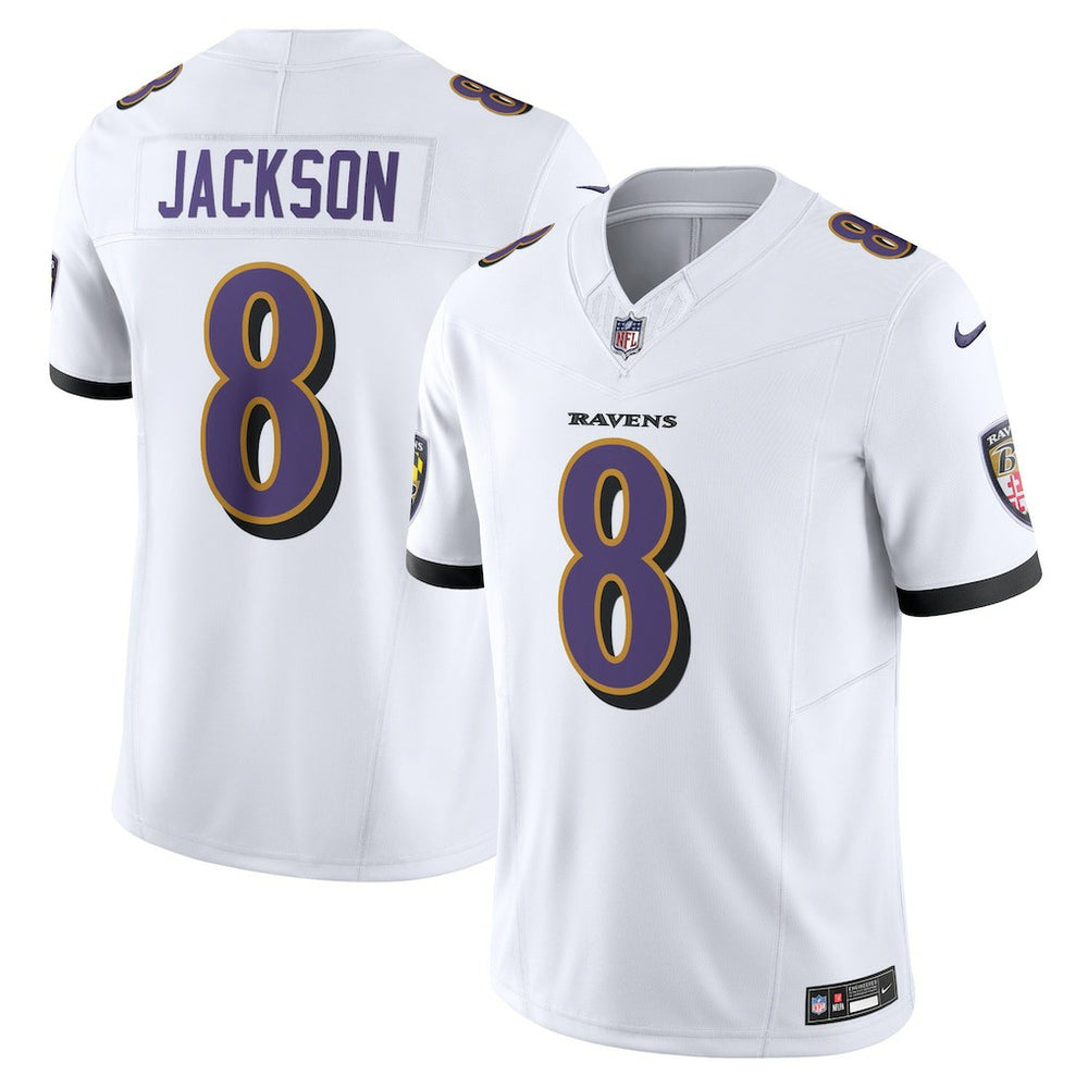NFL Lamar Jackson Baltimore Ravens Vapor F.U.S.E. Limited Jersey - White