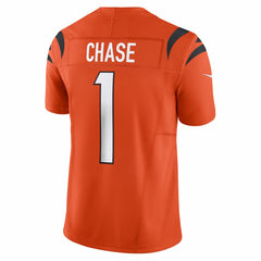 NFL Ja'Marr Chase Cincinnati Bengals Vapor F.U.S.E. Limited Jersey - Orange