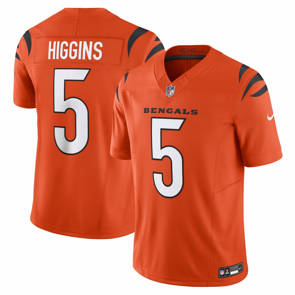 NFL Tee Higgins Cincinnati Bengals Vapor F.U.S.E. Limited Jersey - Orange
