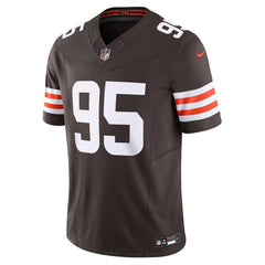 NFL Myles Garrett Cleveland Browns Vapor F.U.S.E. Limited Jersey - Brown