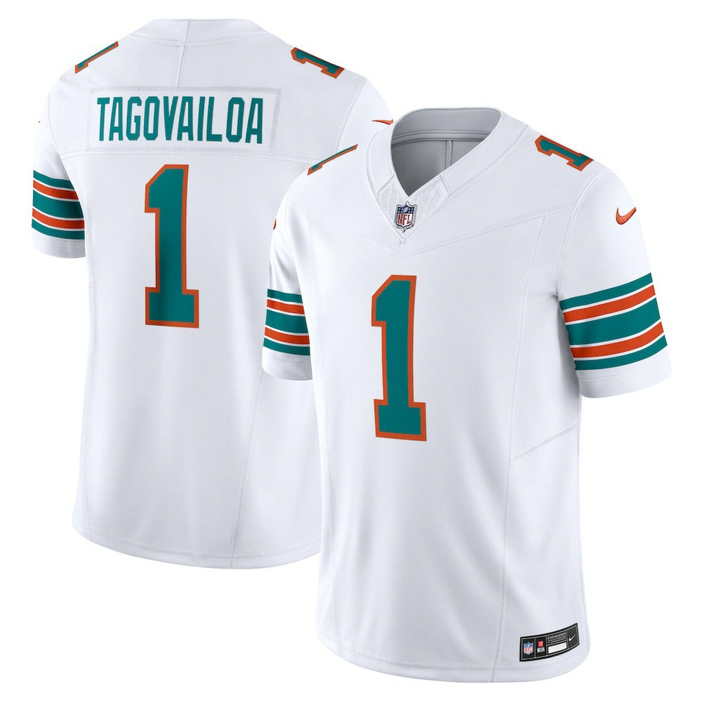 NFL Tua Tagovailoa Miami Dolphins Vapor F.U.S.E. Limited Jersey - White
