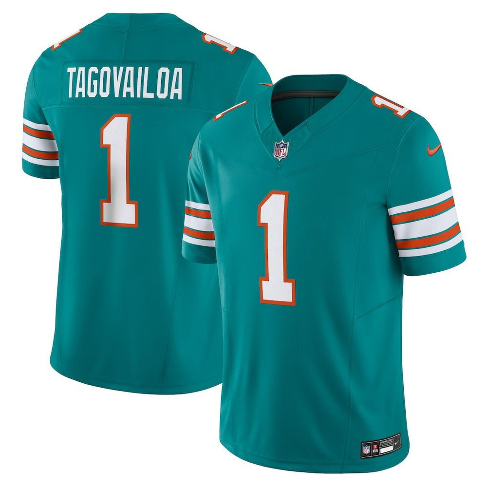 NFL Tua Tagovailoa Miami Dolphins Vapor F.U.S.E. Limited Jersey - Aqua