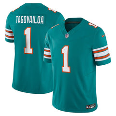 NFL Tua Tagovailoa Miami Dolphins Vapor F.U.S.E. Limited Jersey - Aqua