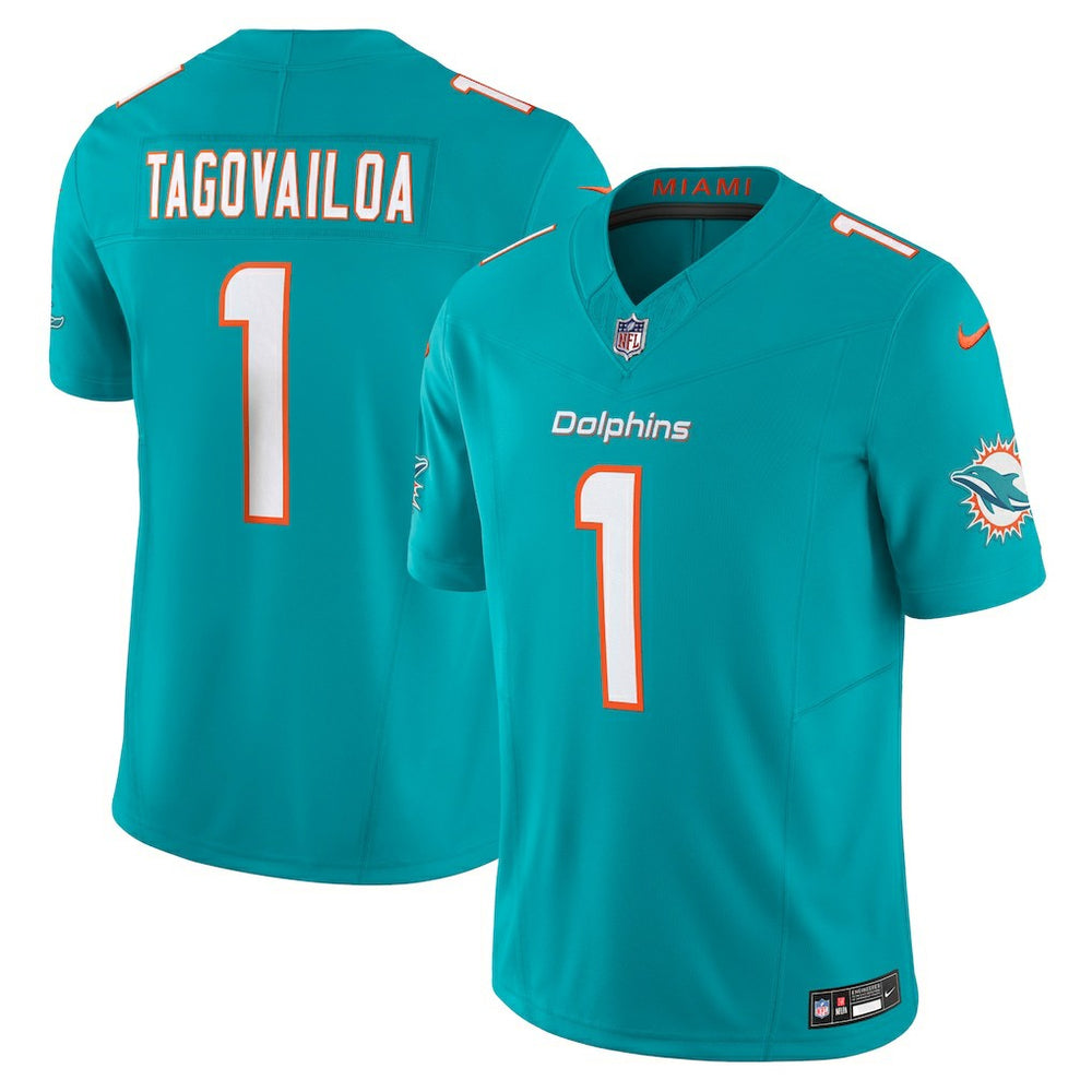NFL Tua Tagovailoa Miami Dolphins Vapor F.U.S.E. Limited Jersey - Aqua