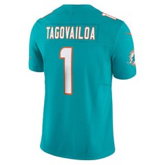 NFL Tua Tagovailoa Miami Dolphins Vapor F.U.S.E. Limited Jersey - Aqua
