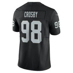 NFL Maxx Crosby Las Vegas Raiders Vapor F.U.S.E. Limited Jersey - Black