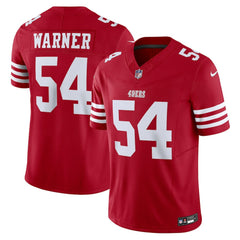 NFL Fred Warner San Francisco 49ers Vapor F.U.S.E. Limited Jersey - Scarlet