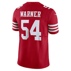NFL Fred Warner San Francisco 49ers Vapor F.U.S.E. Limited Jersey - Scarlet