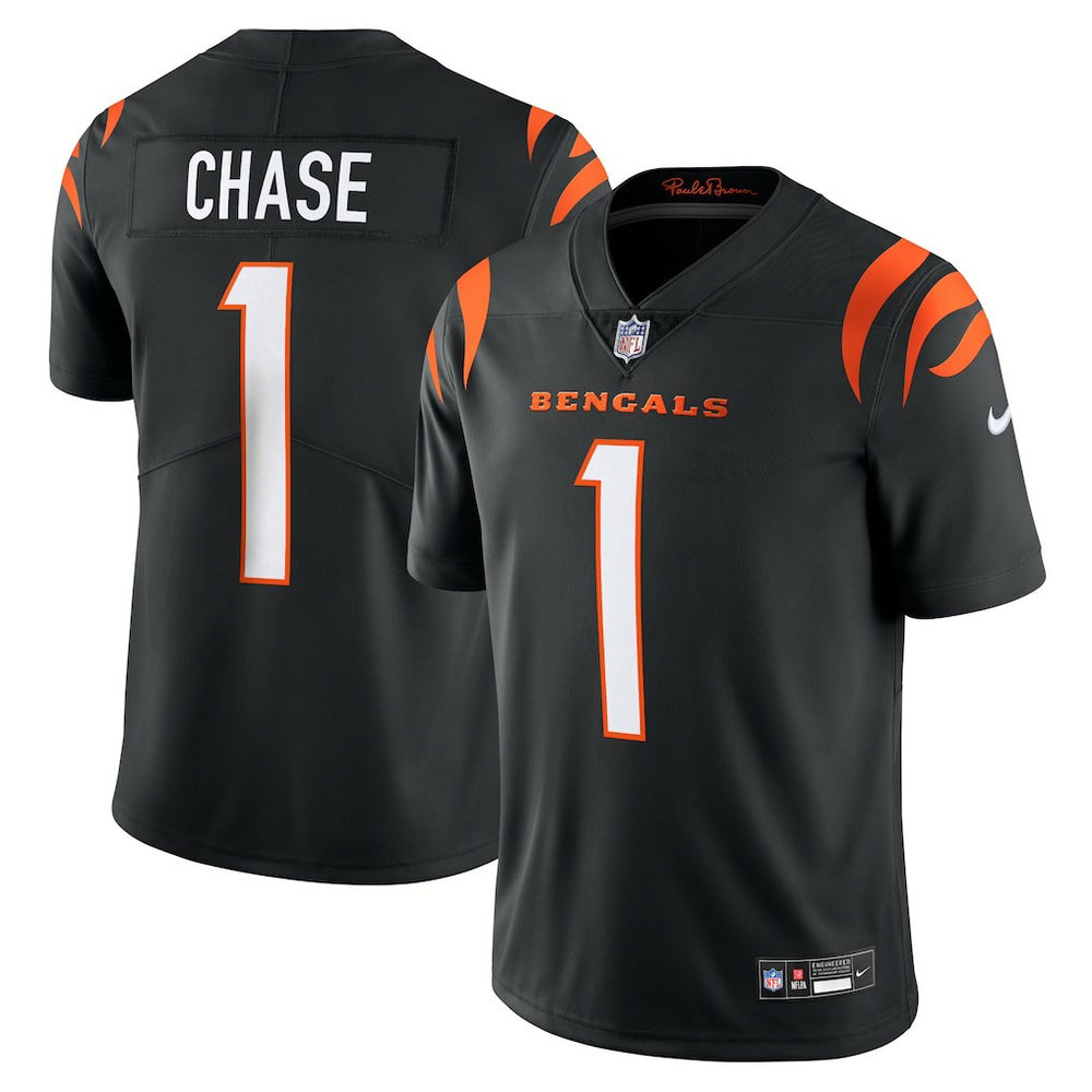 NFL Ja'Marr Chase Cincinnati Bengals Vapor Untouchable Limited Jersey - Black