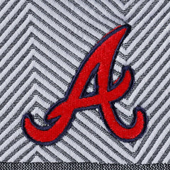 Atlanta Braves Levelwear Women's Verse Asymmetrical Raglan Tri-Blend Quarter-Zip Jacket - Charcoal Jackets