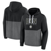 Brooklyn Nets Successful Tri-Blend Pullover Hoodie Black
