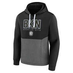 Brooklyn Nets Successful Tri-Blend Pullover Hoodie Black