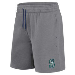Seattle Mariners Fanatics Arch T-Shirt & Shorts Combo Set - Navy/Heather Gray Shorts