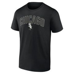 Chicago White Sox Fanatics Arch T-Shirt & Shorts Combo Set - Black/Heather Gray Shorts