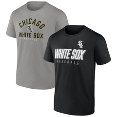 Chicago White Sox Fanatics Player Pack T-Shirt Combo Set - Black/Gray T-shirts