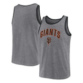 San Francisco Giants Fanatics Primary Tank Top - Heather Gray Tanks