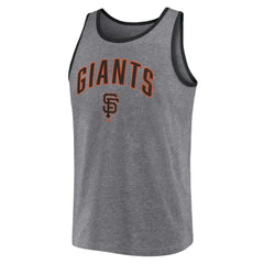 San Francisco Giants Fanatics Primary Tank Top - Heather Gray Tanks