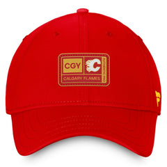 NHL Calgary Flames Fanatics Authentic Pro Training Camp Flex Hat – Red