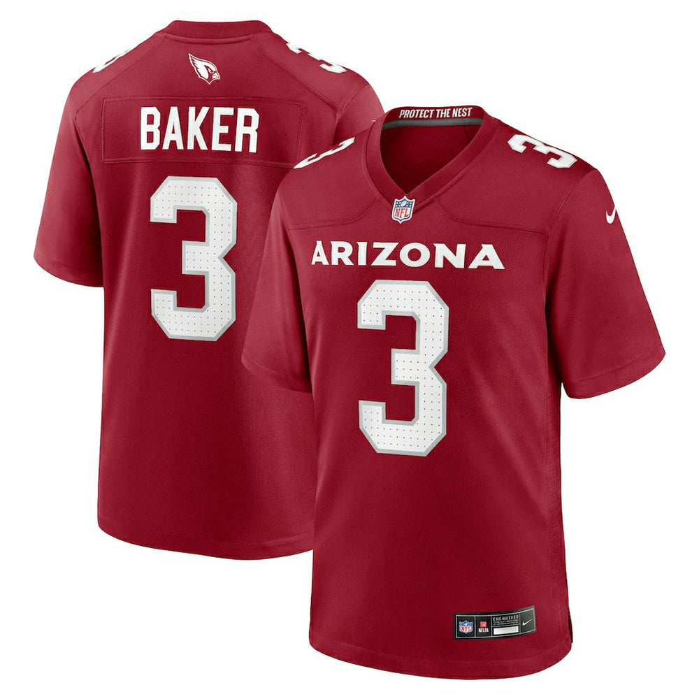 NFL Budda Baker Arizona Cardinals Game Player Jersey - Cardinal