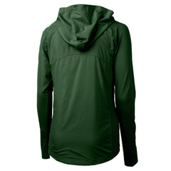 Athletics Cutter & Buck Women's Adapt Eco Knit Hybrid Recycled Full-Zip Hoodie - Hunter Green Hoodies