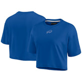 Buffalo Bills Women's Elements Super Soft Boxy Cropped T-Shirt Royal
