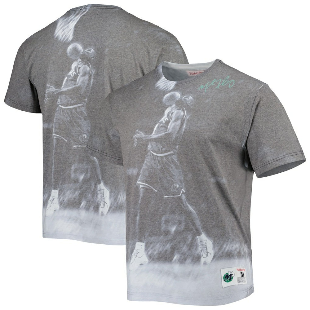 Michael Finley Dallas Mavericks Above The Rim T-Shirt Heather Gray