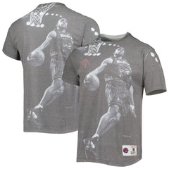 Vince Carter Toronto Raptors Above The Rim T-Shirt Heather Gray