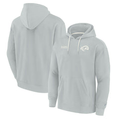 Los Angeles Rams Unisex Elements Super Soft Fleece Pullover Hoodie Gray