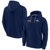 Denver Broncos Unisex Elements Super Soft Fleece Pullover Hoodie Navy