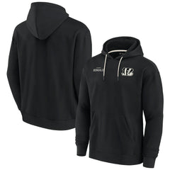 Cincinnati Bengals Unisex Elements Super Soft Fleece Pullover Hoodie Black