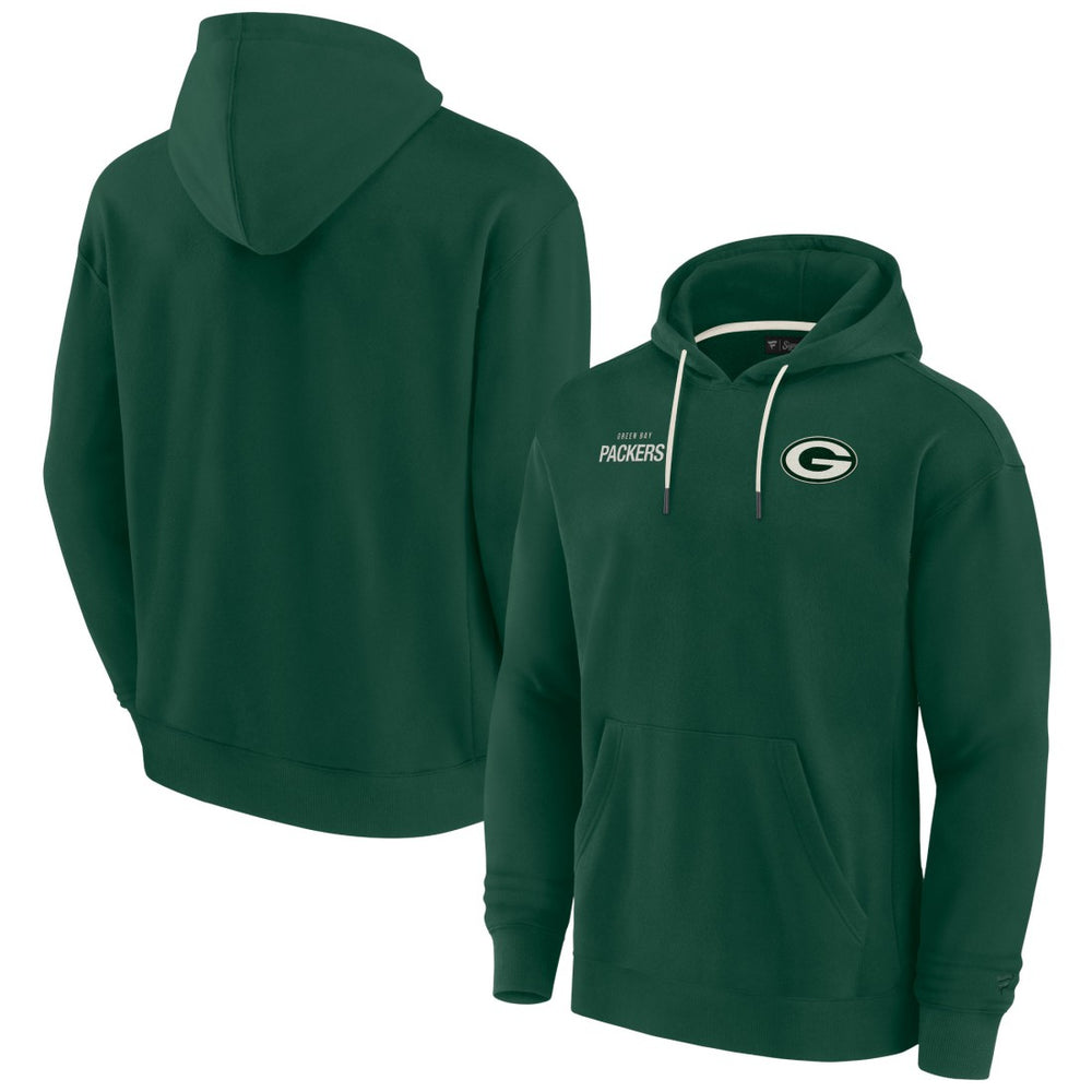 Green Bay Packers Unisex Elements Super Soft Fleece Pullover Hoodie Green