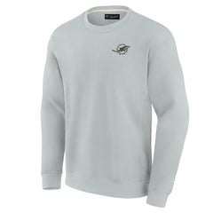 Miami Dolphins Unisex Elements Super Soft Pullover Sweatshirt Gray