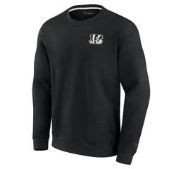 Cincinnati Bengals Unisex Elements Super Soft Pullover Sweatshirt Black