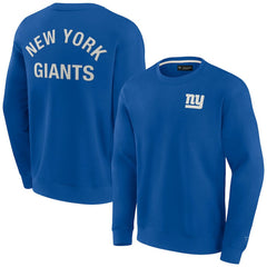 New York Giants Unisex Elements Super Soft Pullover Sweatshirt Royal