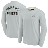 Kansas City Chiefs Unisex Elements Super Soft Long Sleeve T-Shirt Gray
