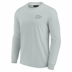 Kansas City Chiefs Unisex Elements Super Soft Long Sleeve T-Shirt Gray