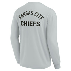Kansas City Chiefs Unisex Elements Super Soft Long Sleeve T-Shirt Gray