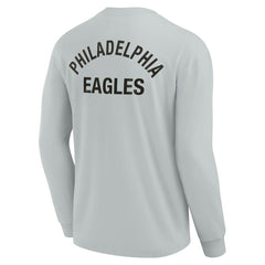 Philadelphia Eagles Unisex Elements Super Soft Long Sleeve T-Shirt Gray