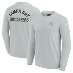 Tampa Bay Buccaneers Unisex Elements Super Soft Long Sleeve T-Shirt Gray