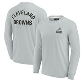 Cleveland Browns Unisex Elements Super Soft Long Sleeve T-Shirt Gray