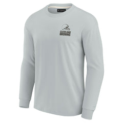 Cleveland Browns Unisex Elements Super Soft Long Sleeve T-Shirt Gray
