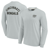 Cincinnati Bengals Unisex Elements Super Soft Long Sleeve T-Shirt Gray