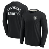 Las Vegas Raiders Unisex Elements Super Soft Long Sleeve T-Shirt Black